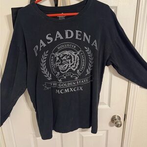 Hollister Black Cotton Sweatshirt